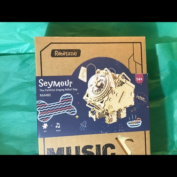 Robotics Music Box, DIY, New in box, Seymour Dog - Picture 2 of 7